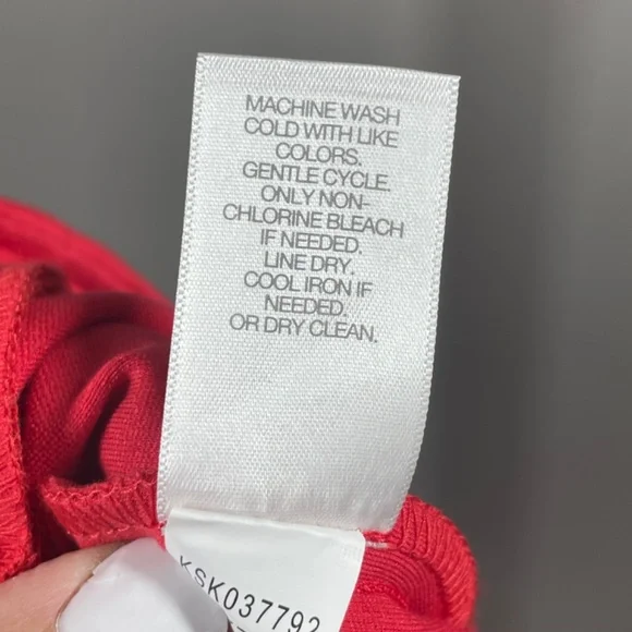 NEW J Jill Skirt Womens Large petite red pencil straight short business cocktail - Picture 5 of 8